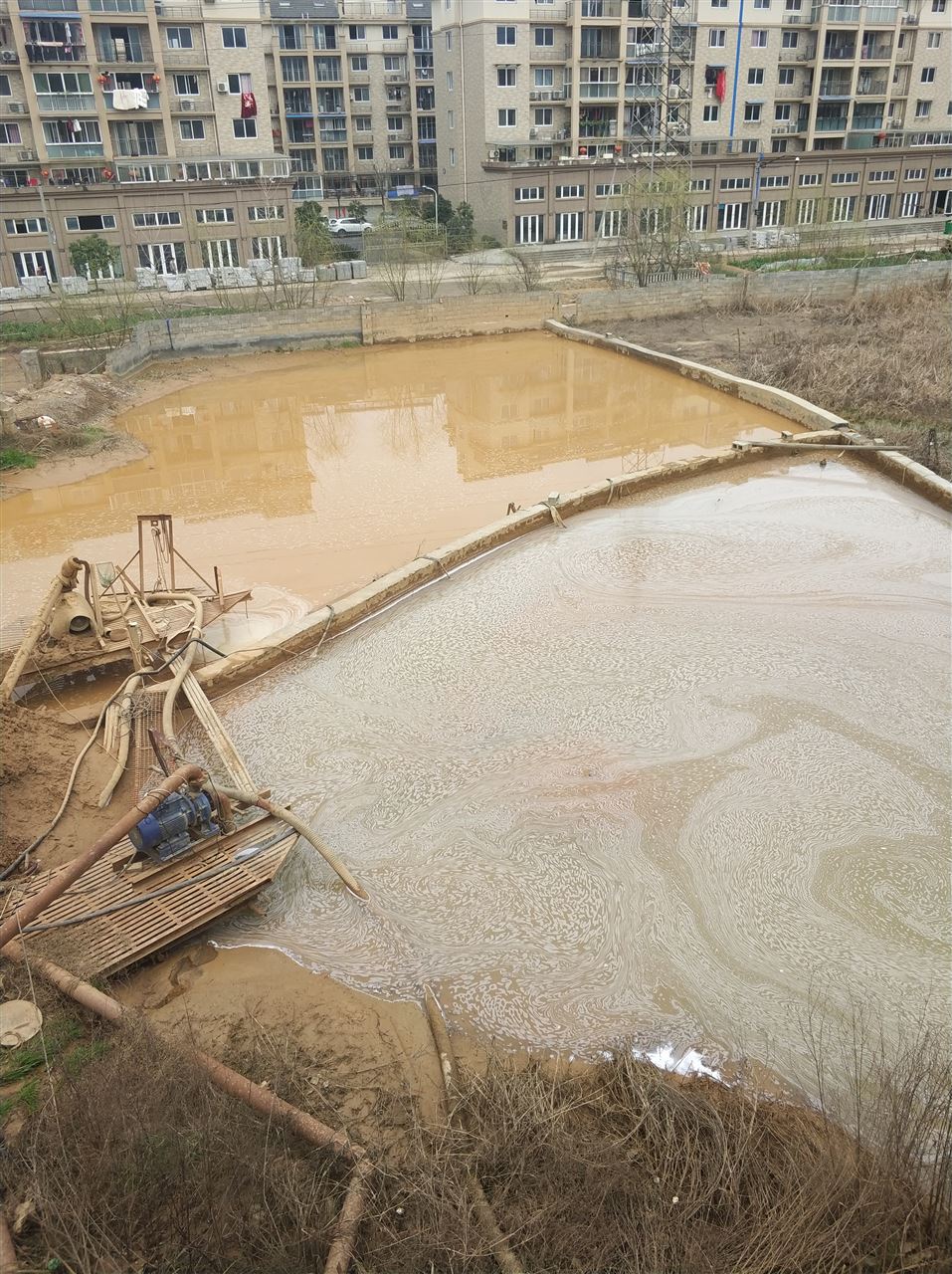 监利沉淀池淤泥清理-厂区废水池淤泥清淤